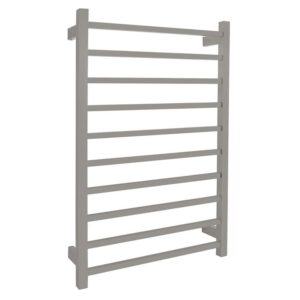 EZY FIT Heated Towel Rail - Square Tube - Dual Wired - (W600mm x H920mm) - Polished SS