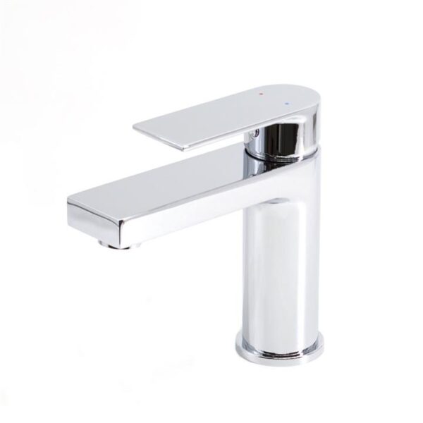 Prato Bathroom Single Lever Basin Mixer Tap - Luxury Chrome