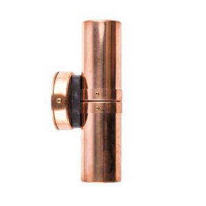 Wall Mounted Up and Down Light - Low-Glare - GU10 - 54mm Copper