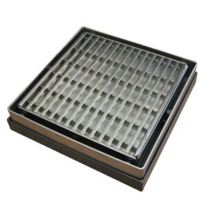 Wedge Wire Centre Floor Waste - Square